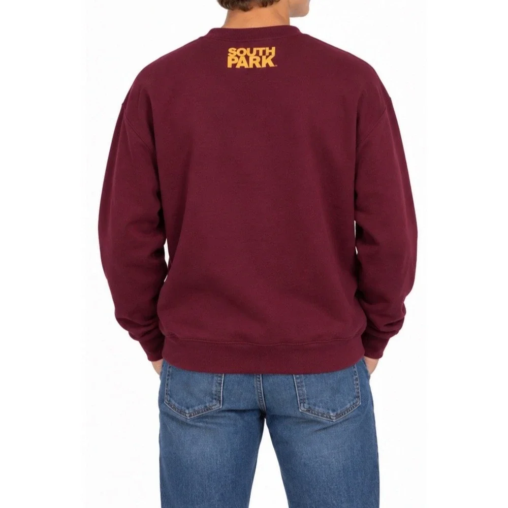H&M South Park Fleece Crewneck Sweatshirt Relaxed Y2K Fit Adult Front Back